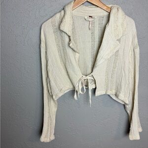 Free People On the Town Gauze Blazer